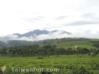 The landscape behind Nuomi Tunnel
