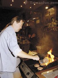 Taichung's baseball pitcher-turned-cook