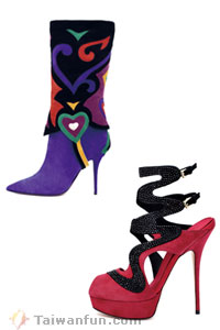 Artistically-inspired ladies footwear dominates this season